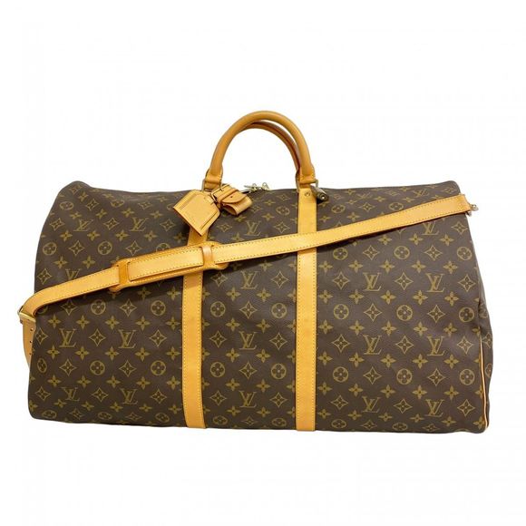Louis Vuitton Monogram Keepall Bandouliere 60 Boston Bag M41412 Brown  Men's - Picture 1 of 10